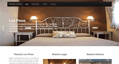 Desktop Screenshot of pensionlospinos.com