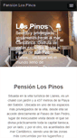 Mobile Screenshot of pensionlospinos.com